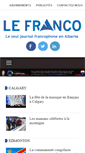 Mobile Screenshot of lefranco.ab.ca